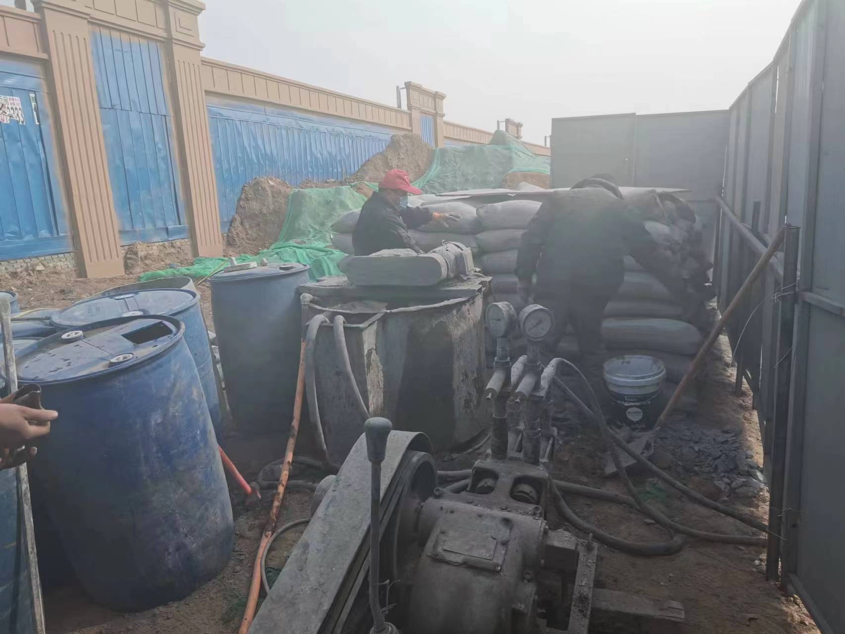 潞城地基沉降注浆加固